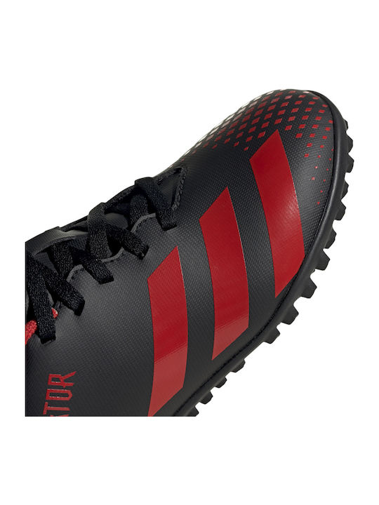 Παιδικά Ποδοσφαιρικά Παπούτσια Predator 20.4 Turf με Σχάρα Core Black / Active Red