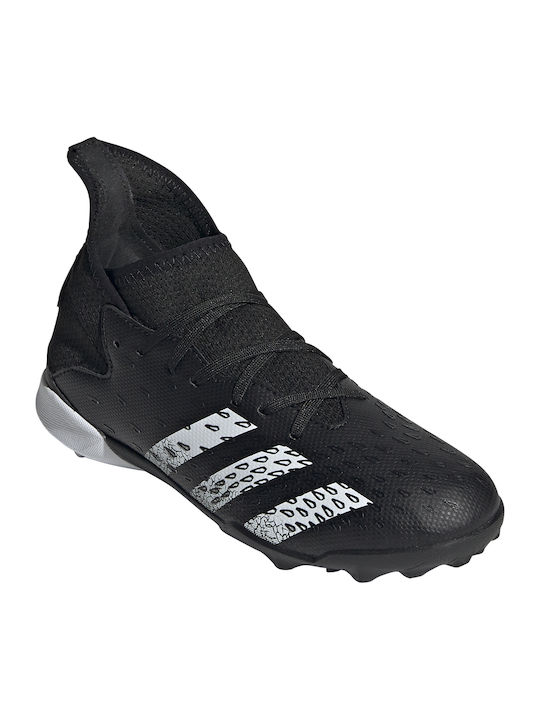 Adidas Παιδικά Ποδοσφαιρικά Παπούτσια Ψηλά Predator Freak.3 με Σχάρα και Καλτσάκι Μαύρα