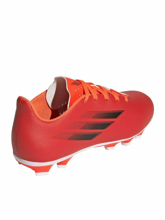 X Speedflow.4 Kids Molded Soccer Shoes Red