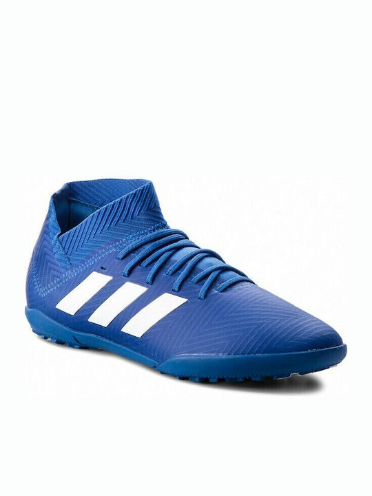 Παιδικά Ποδοσφαιρικά Παπούτσια Ψηλά Nemeziz Tango 18.3 με Σχάρα και Καλτσάκι Μπλε
