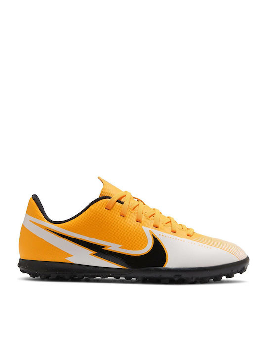 Παιδικά Ποδοσφαιρικά Παπούτσια Vapor 13 Club TF με Σχάρα Πορτοκαλί