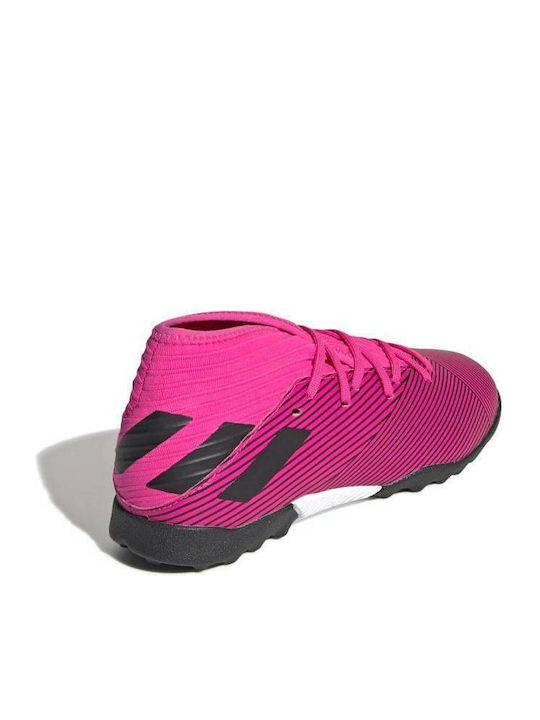 Nemeziz 19.3 Turf Kids Soccer Cleats with Turf Shock Pink / Core Black