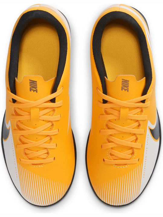 Παιδικά Ποδοσφαιρικά Παπούτσια Vapor 13 Club TF με Σχάρα Πορτοκαλί