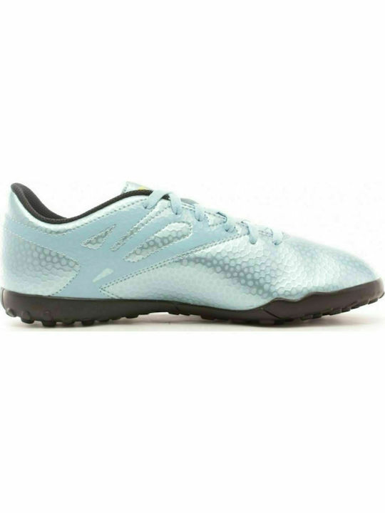 Messi 15.4 TF Kids Turf Soccer Shoes Silver