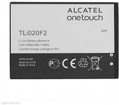 Alcatel TLi020F2 Μπαταρία Αντικατάστασης 2000mAh για 7040T