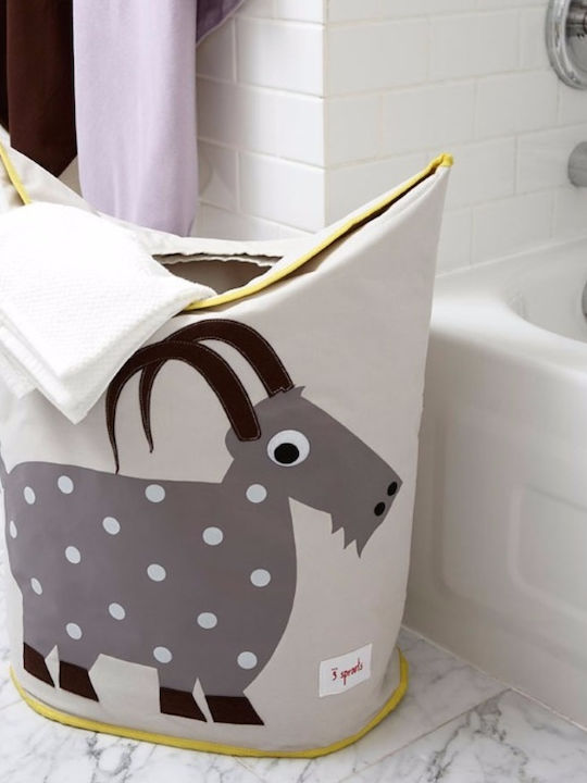 3 Sprouts Детска кошница за играчки Goat Сив 50x29x57см 1бр