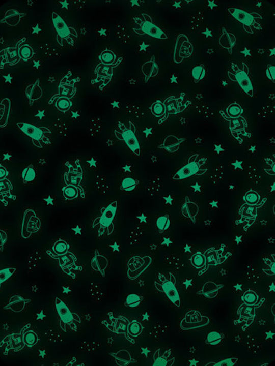 Play&go Space Glow In The Dark Activity Mat White 140x140cm