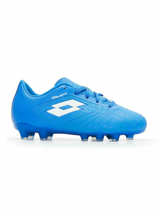 Lotto Παιδικά Ποδοσφαιρικά Παπούτσια Solista 700 III με Τάπες Μπλε