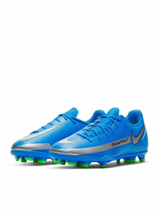 Phantom GT MG Kids Soccer Cleats Molded Outsole Blue