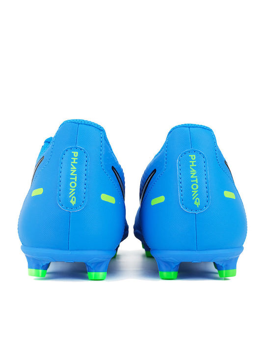 Phantom GT MG Kids Soccer Cleats Molded Outsole Blue