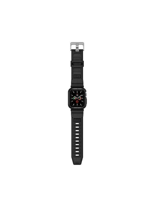 Spigen Rugged Armor Pro Strap Silicone Black (Apple Watch Series 6 / SE / 5 / 4 (40mm))