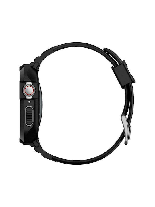 Spigen Rugged Armor Pro Strap Silicone Black (Apple Watch Series 6 / SE / 5 / 4 (40mm))