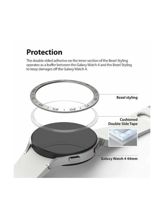Ringke Bezel Styling in Black color for Galaxy Watch 4 44mm