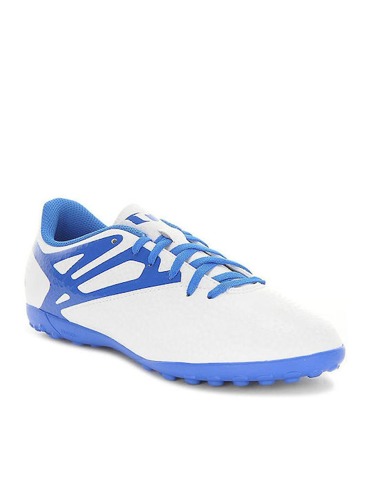 Messi 15.4 Kids Turf Soccer Shoes White