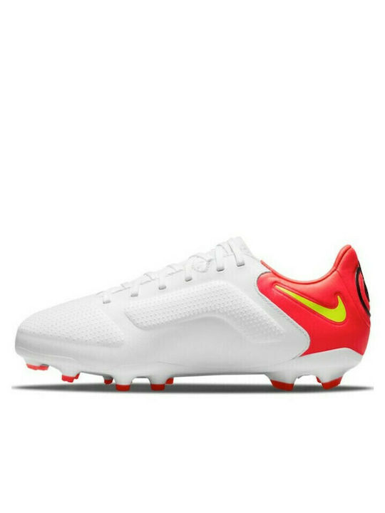 Tiempo Legend 9 Pro FG FG Ghete De Fotbal Pentru Copii Cu Crampoane Albe