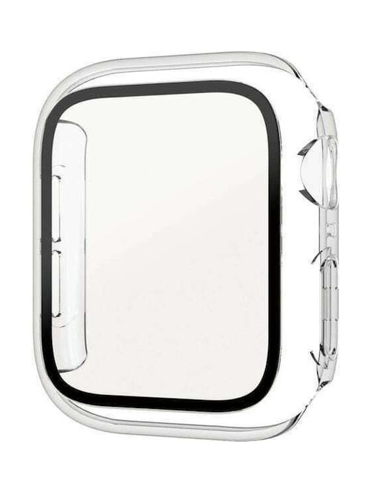 PanzerGlass Full Body Πλαστική Θήκη με Τζαμάκι σε Διάφανο χρώμα για Apple Watch 44mm