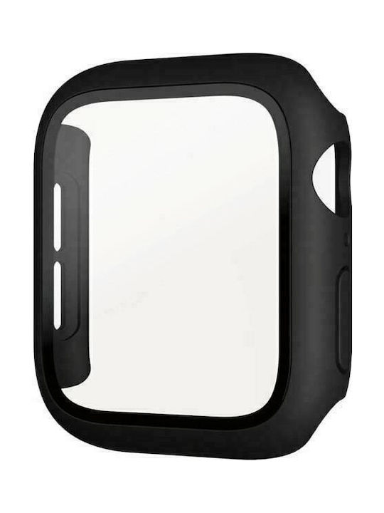 PanzerGlass Full Body Plastic Case with Glass in Black color for Apple Watch 44mm
