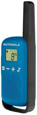 Motorola Talkabout T42 Transmițător Wireless PMR cu Ecran Monocrom Set 2buc Culoare Albastru