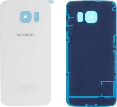 Samsung Replacement Back Cover White for Galaxy S6 Edge