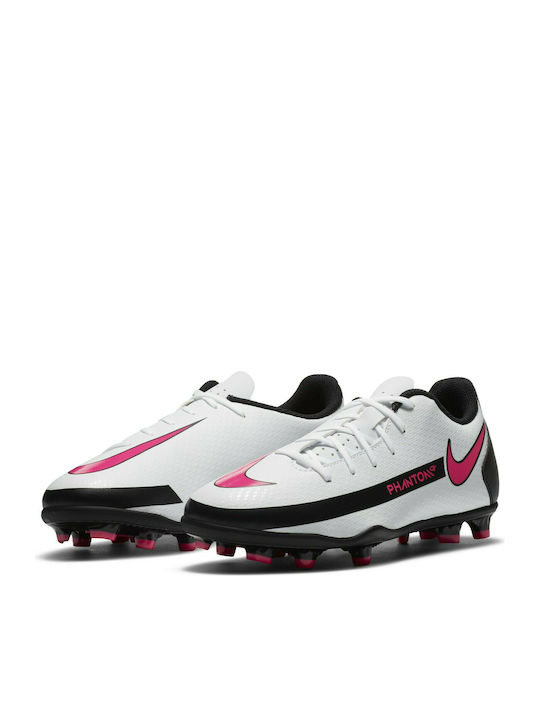 Phantom GT Club FG/MG Kids Soccer Cleats Molded White