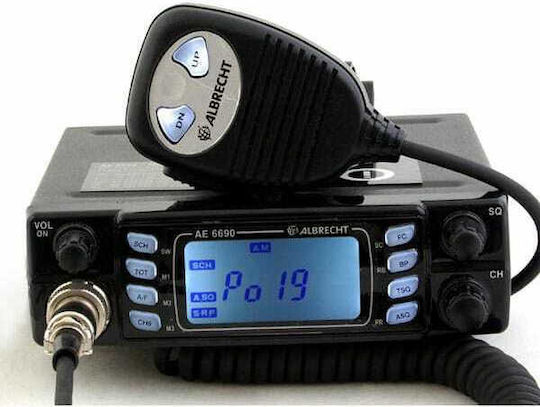 Albrecht AE 6690 CB Αυτοκινήτου 4W με Μονόχρωμη Οθόνη