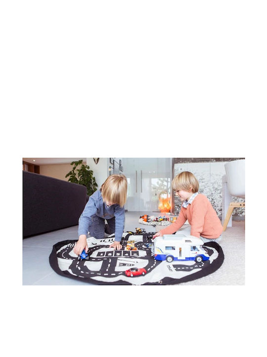 Play&go Roadmap Χαλάκι Δραστηριοτήτων Μαύρο 140x140cm