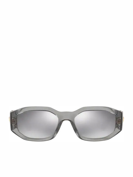 Versace Γυαλιά Ηλίου με Γκρι Κοκκάλινο Σκελετό και Ασημί Καθρέφτη Φακό VE4361 311/6G