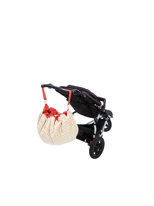 Play&go Saltea de Joacă pentru Copii din Țesătură Icons Bej 120x40cm 1buc