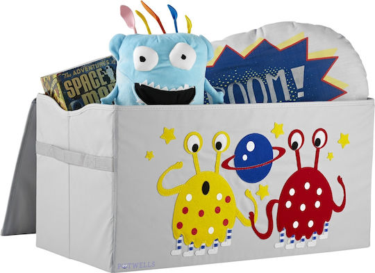 Potwells Children's Folding Storage Box made of Fabric Alien 32x32cm 1pcs Potwells Children's Folding Storage Box made of Fabric Alien 32x32cm 1pcs