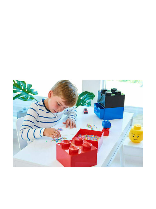 LEGO Παιδικό Κουτί Αποθήκευσης από Πλαστικό 4 Knobs Κόκκινο