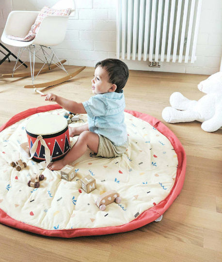 Play&go Balloon Kids Rug Activity Mat Beige 140x140cm