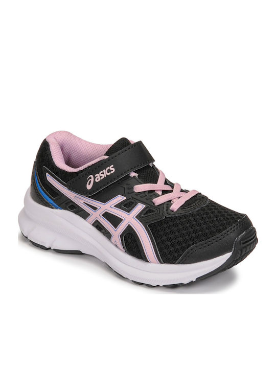 Jolt 3 Kids Sports Shoes Running with Hoop & Loop Closure Black