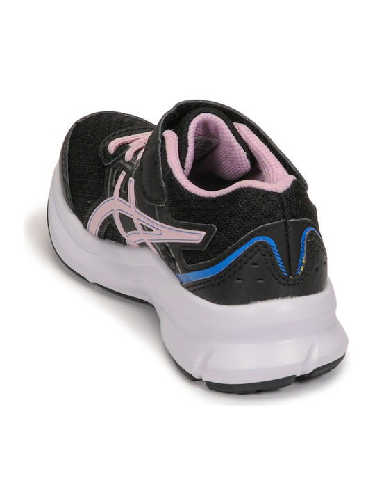 Jolt 3 Kids Sports Shoes Running with Hoop & Loop Closure Black