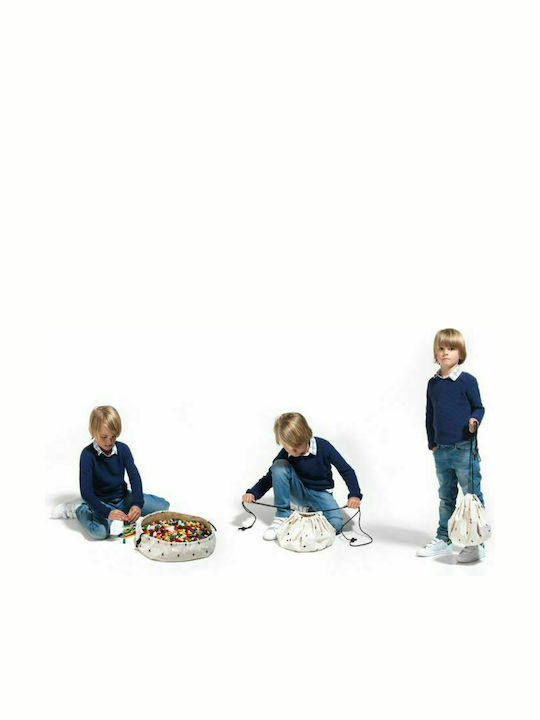 Play&go Saltea de Joacă pentru Copii din Țesătură Cherry Alb 40cm 1buc