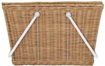 Olli Ella Kinder Aufbewahrungskorb aus Stroh Piki Braun 33x20x33cm 1Stück