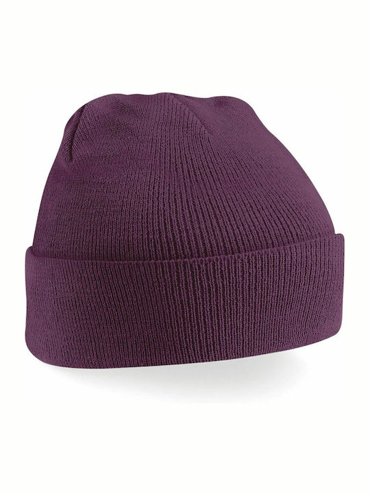 Ανδρικός Beanie Σκούφος Plum