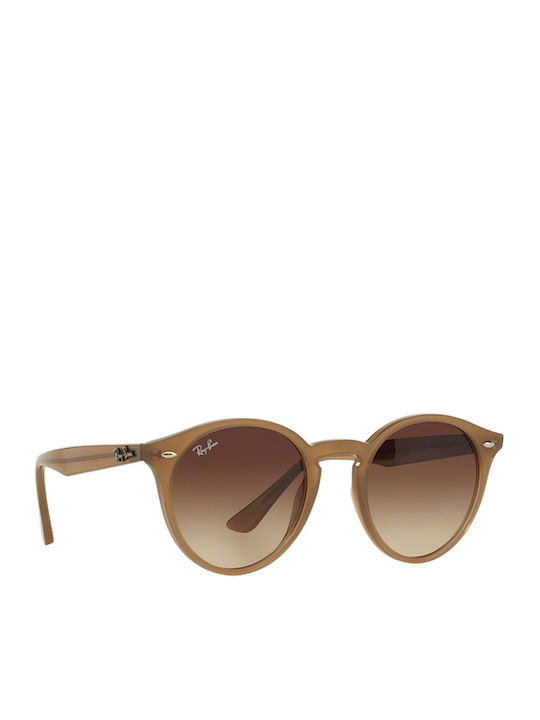 Ray Ban Unisex Sunglasses with Brown Plastic Frame and Brown Lens RB2180 616613