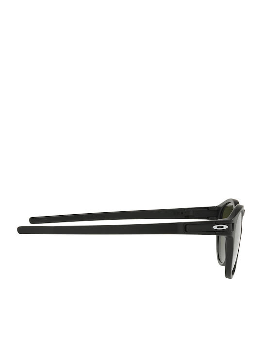 Oakley Latch Men's Sunglasses with Black Plastic Frame and Black Mirror Lens OO9265-27