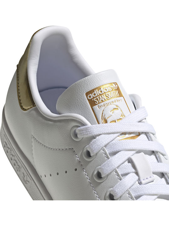 Stan Smith Дамски Маратонки Cloud White / Gold Metallic