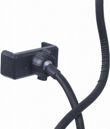 Gembird Ring Light 8.90cm 2800 - 6000K με Επιτραπέζια Βάση Στήριξης και Βάση για Κινητό