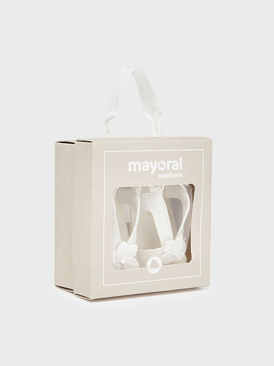 Mayoral Baby Sandals White