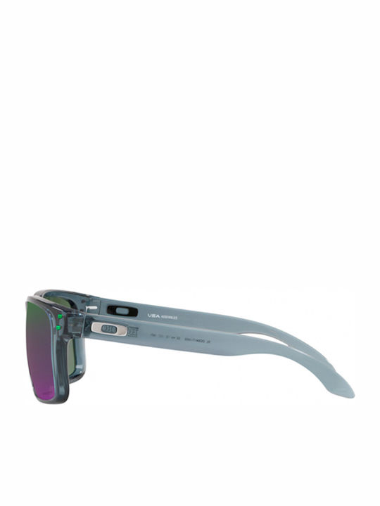 Oakley Holbrook XL Men's Sunglasses with Gray Plastic Frame and Green Mirror Lens OO9417-14