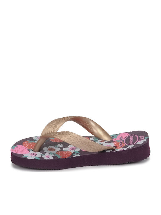Șlapi pentru copii Flip Flops Violet Flores