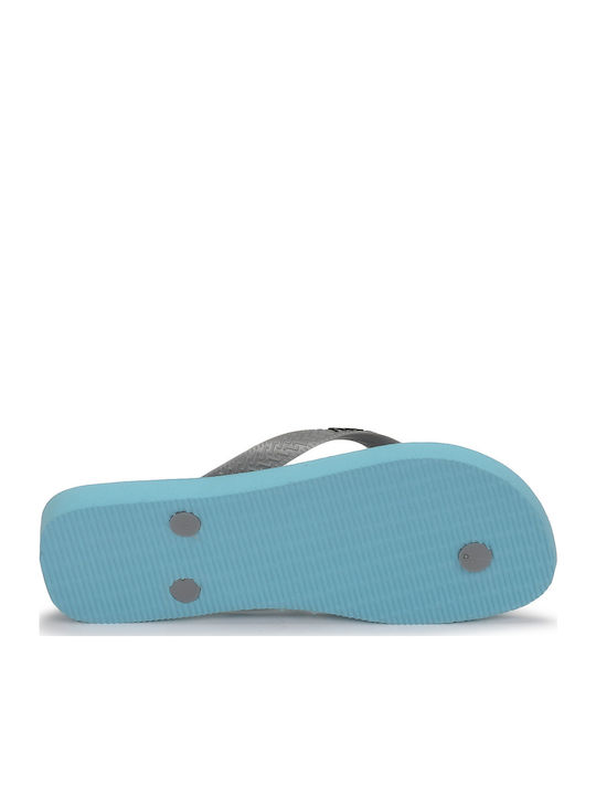 Kids' Flip Flops Gray Minecraft