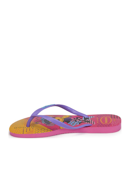 Παιδικές Σαγιονάρες Flip Flops Minnie Μωβ Slim Disney Cool