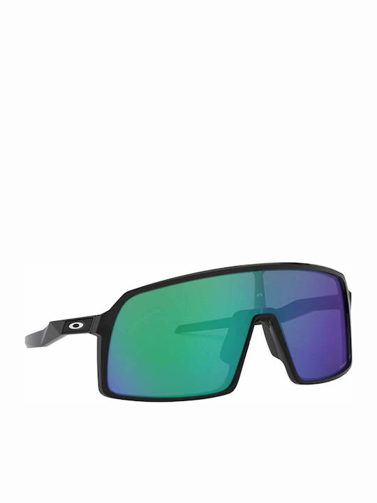 Oakley Sutro Men's Sunglasses with Black Plastic Frame and Green Mirror Lens OO9406-03