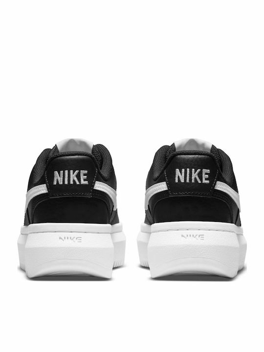 Court Vision Alta Damen Flatforms Sneakers Black / White