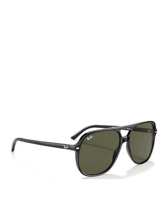 Ray Ban Ανδρικά Γυαλιά Ηλίου με Μαύρο Κοκκάλινο Σκελετό και Πράσινο Φακό RB2198 901/31