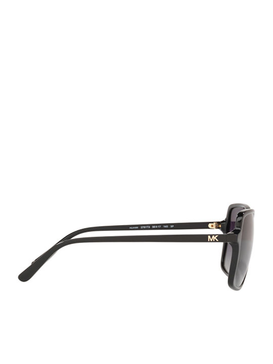 Michael Kors Isle Of Palms Feminini Ochelari de soare cu Negru Cadru și Negru Degrade Polarized Lentilă