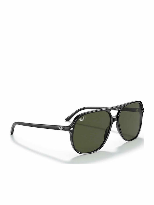 Ray Ban Мъжки Слънчеви Очила с Черна Пластмасова Рамка и Зелени Поляризирани Стъкла